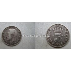 3 Pence 1917 Anglie - Three Pence Georgius V